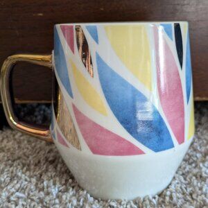 Edible Arrangements Colorful 2021 Gold Leaf Motif Mug for Coffee Tea